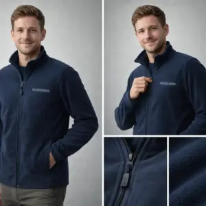 Fleecejacke dunkelblau