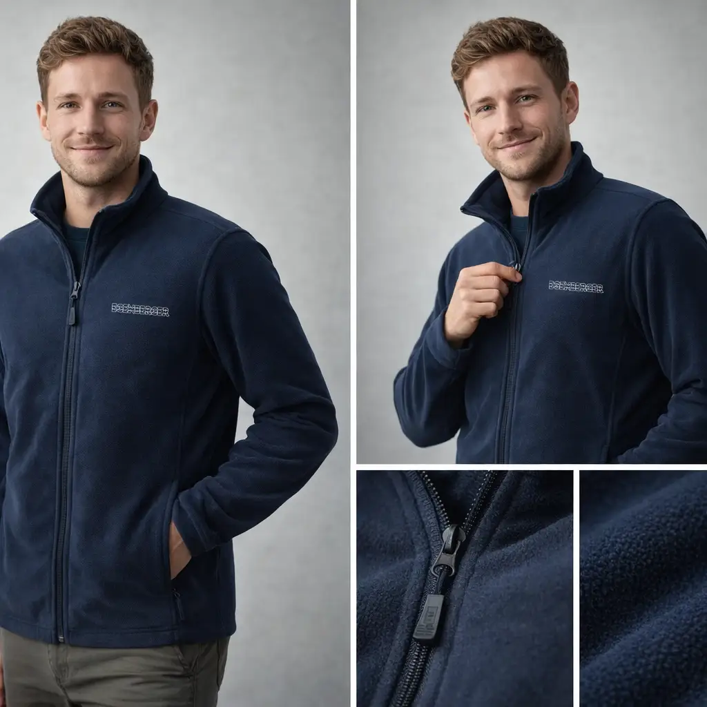 Fleecejacke dunkelblau